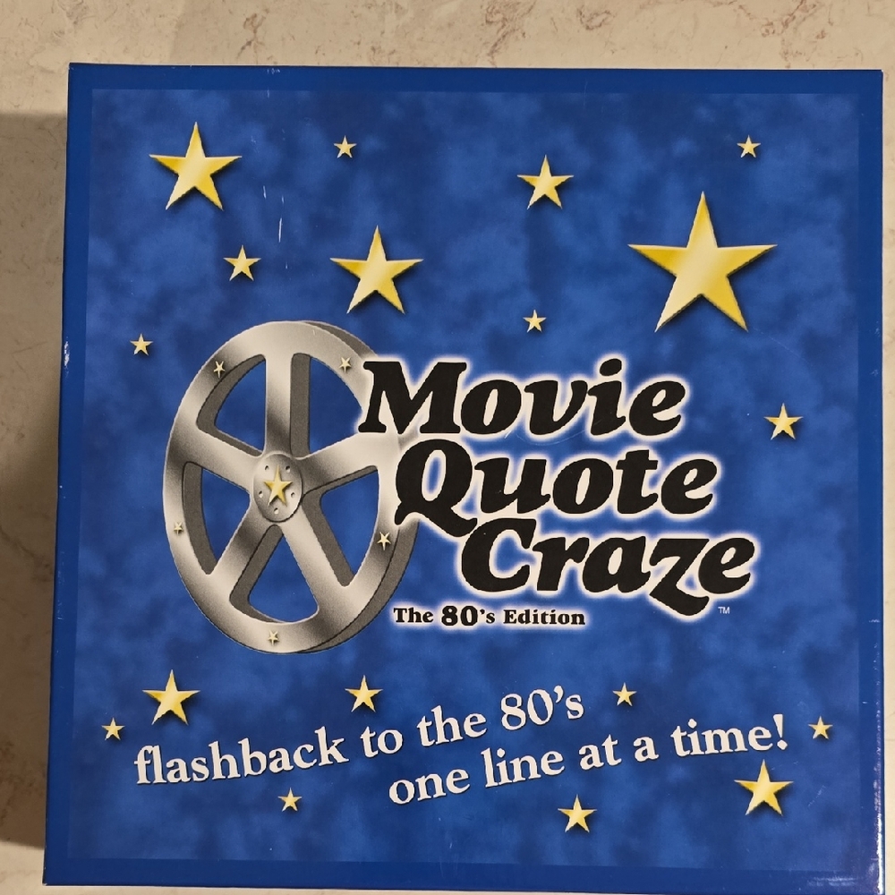 Movie Quote Craze Game - 80's Edition - 2003 Edition